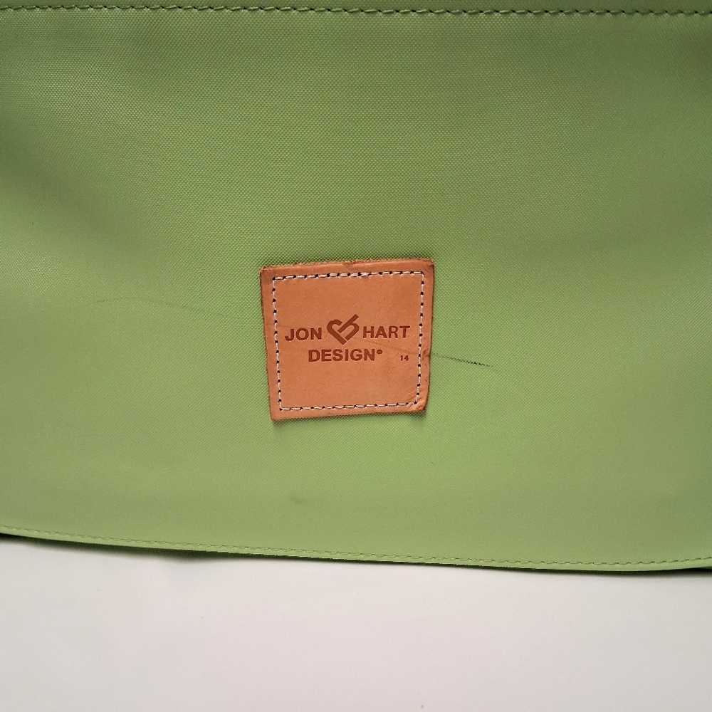 Jon Hart Large Square Green  Duffel Bag - Picture 12 of 14
